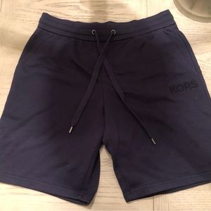 Micheal kors dark blue insulated mens shorts